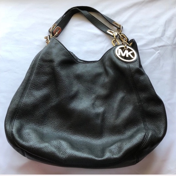 Michael kors fulton handbag black Clearance